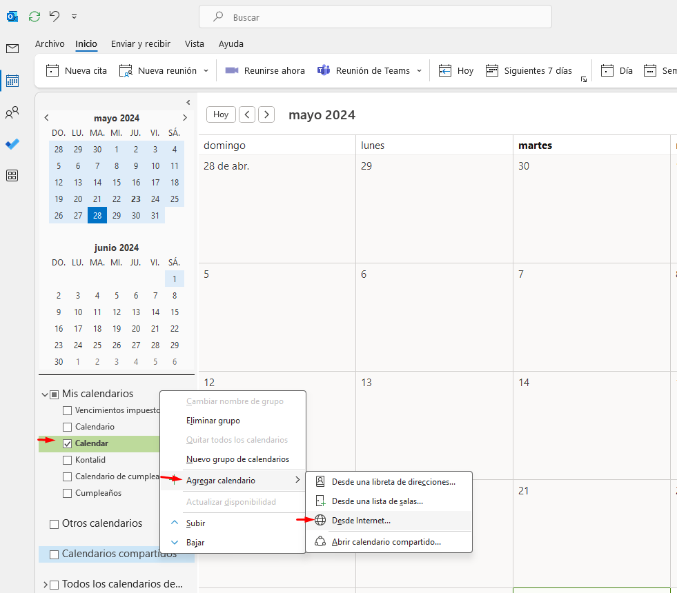 añadir calendario desde google_4